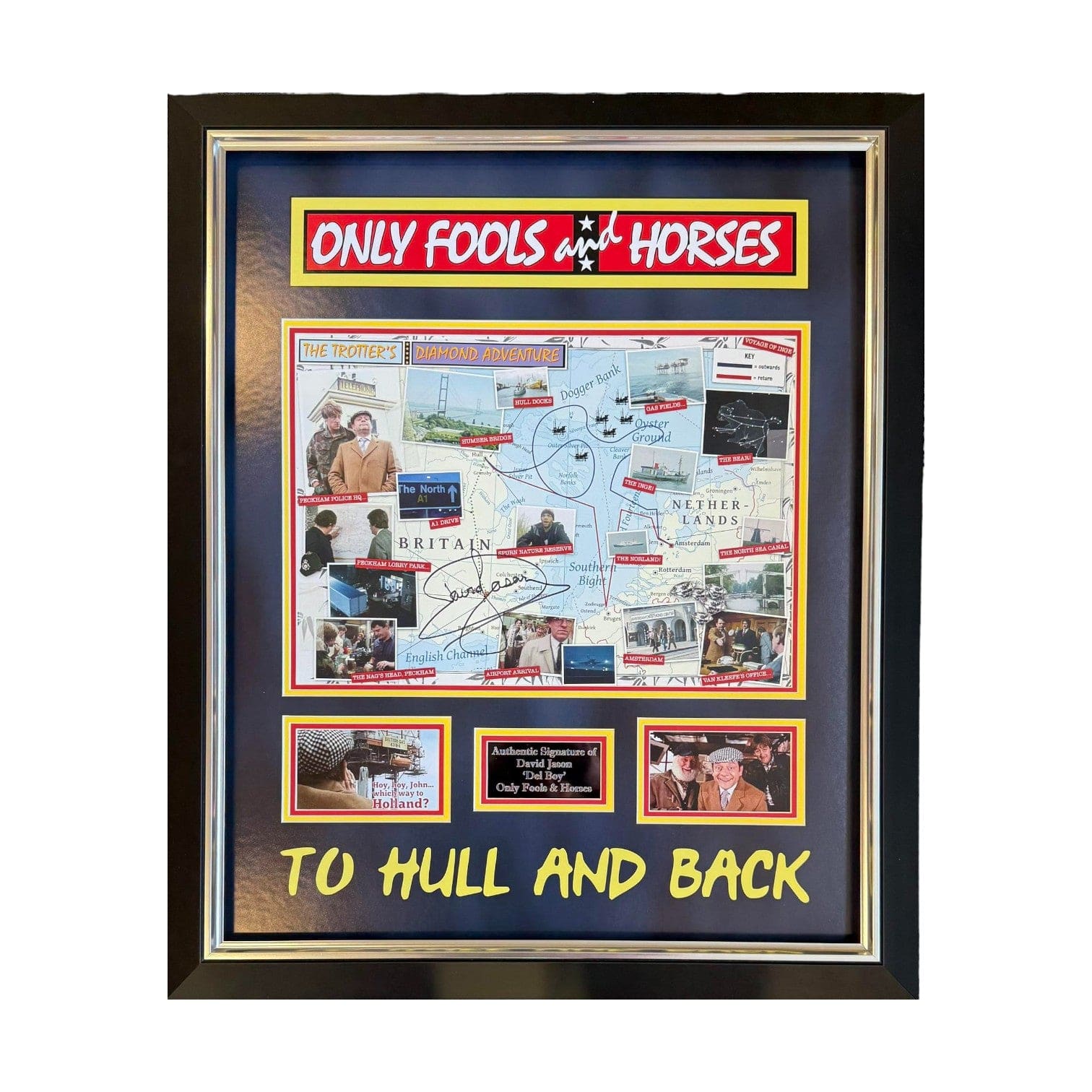 Only Fools & Horses - David Jason Delboy Signed Presentation