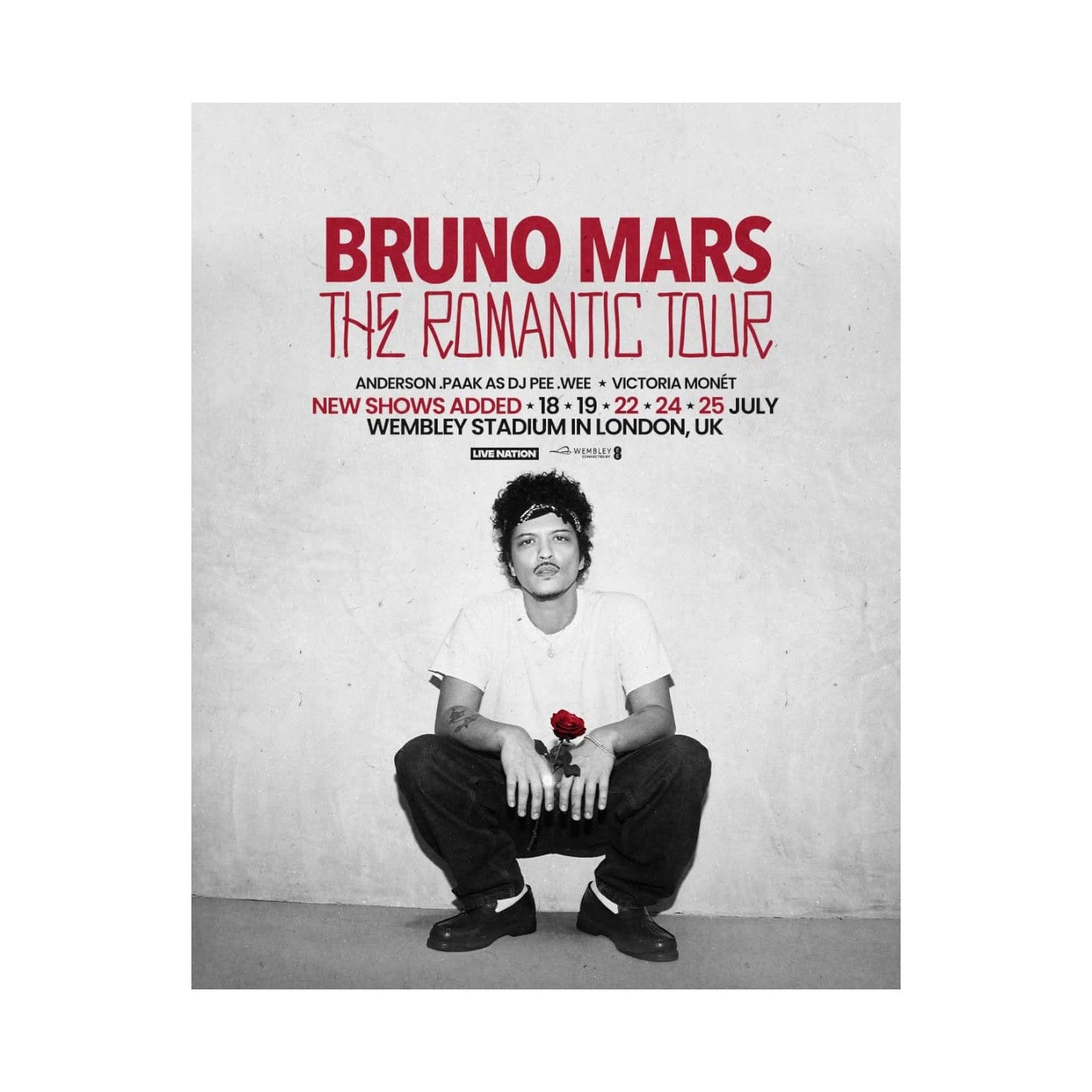 Bruno Mars Wembley Concert & Hotel Experience
