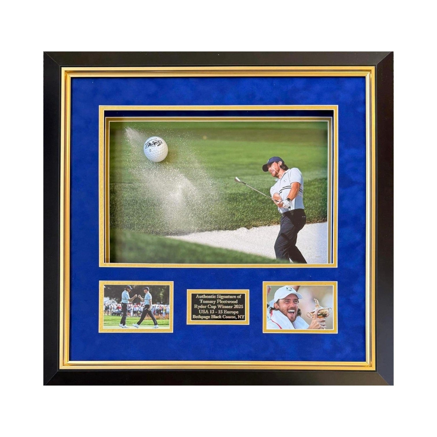 Tommy Fleetwood Signed Golf Ball Display