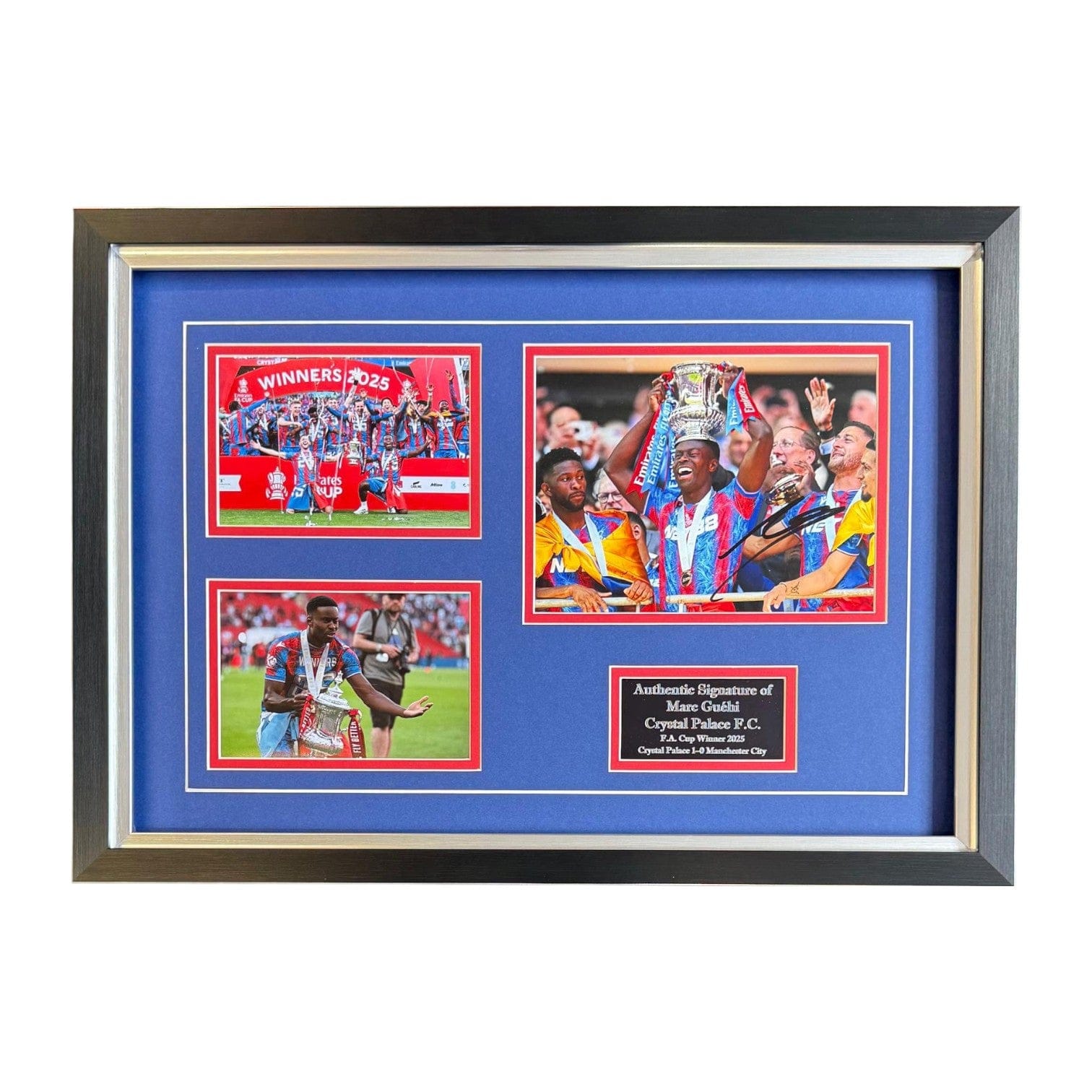 Marc Guehi Signed Crystal Palace F.A. Cup Display