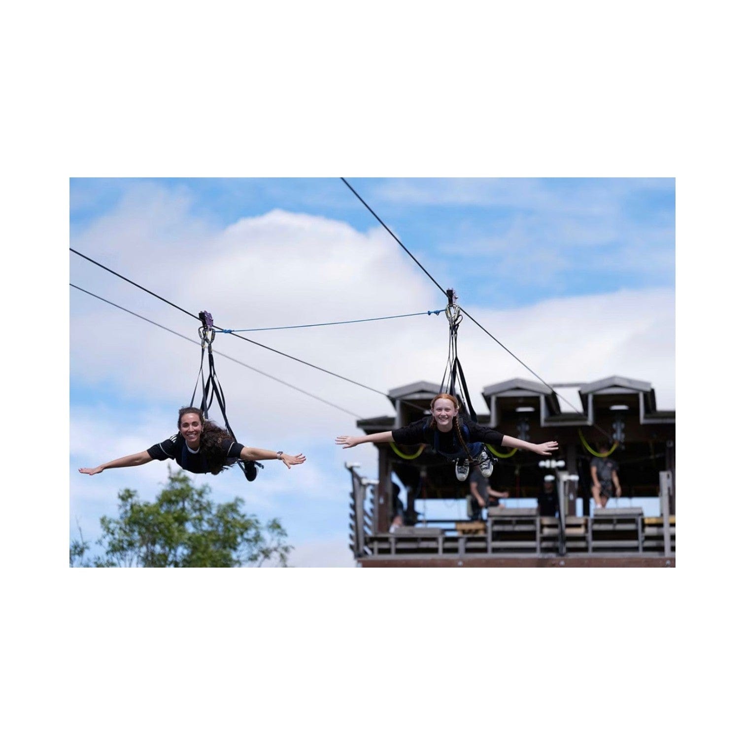 Adventure Skywire with Wild Swim and Sauna at Bluewater, Kent