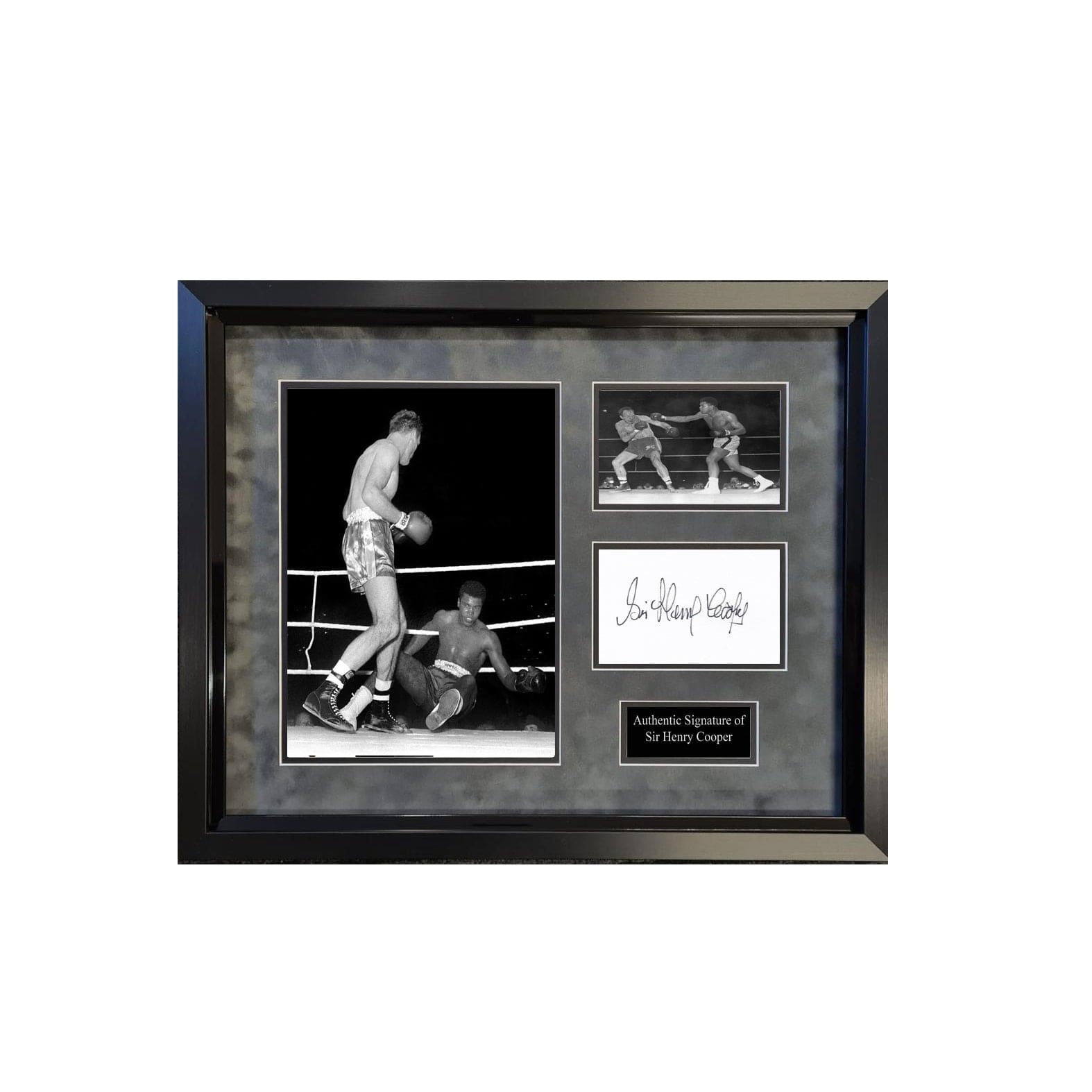 Henry Cooper Signed Display