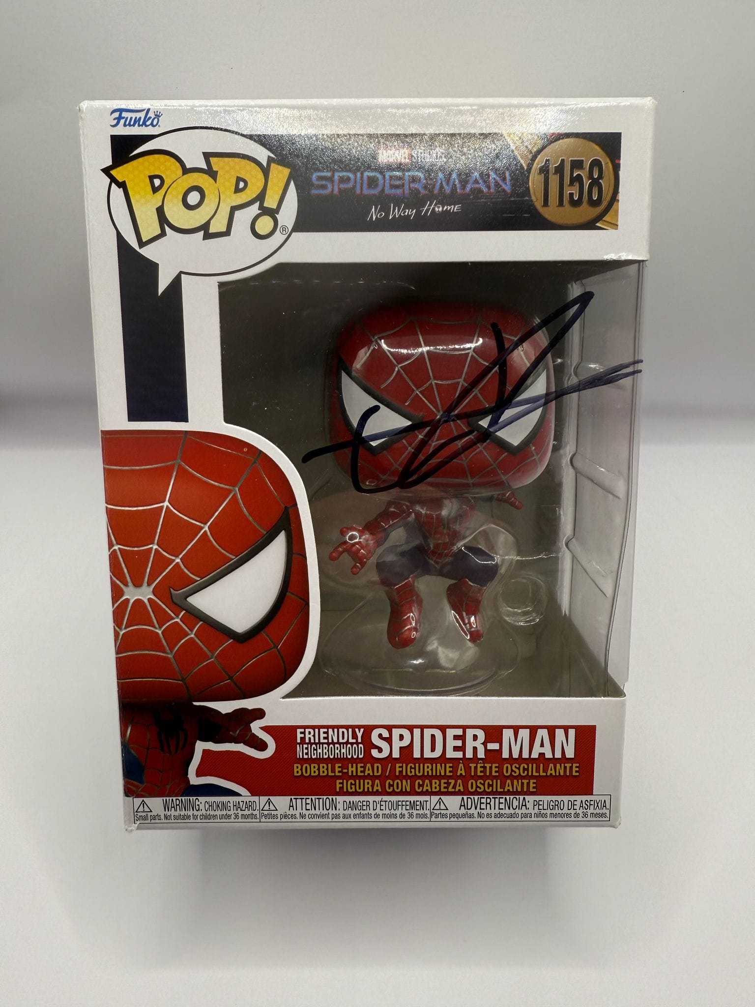Tom Holland "SIGNED" Spider-Man Funko Pop
