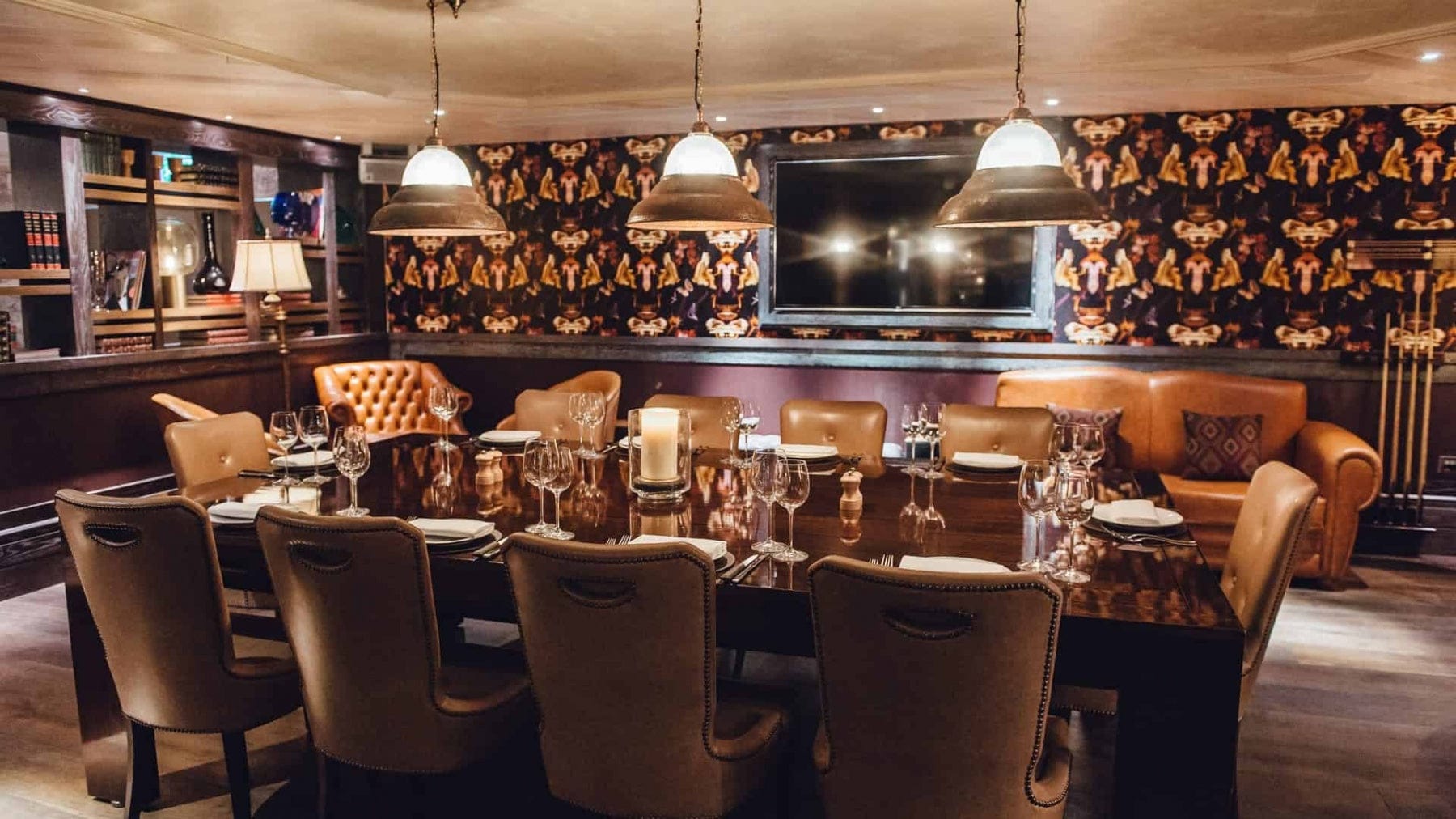 Private Dining For 12 & Billiards At 100 Wardour Street