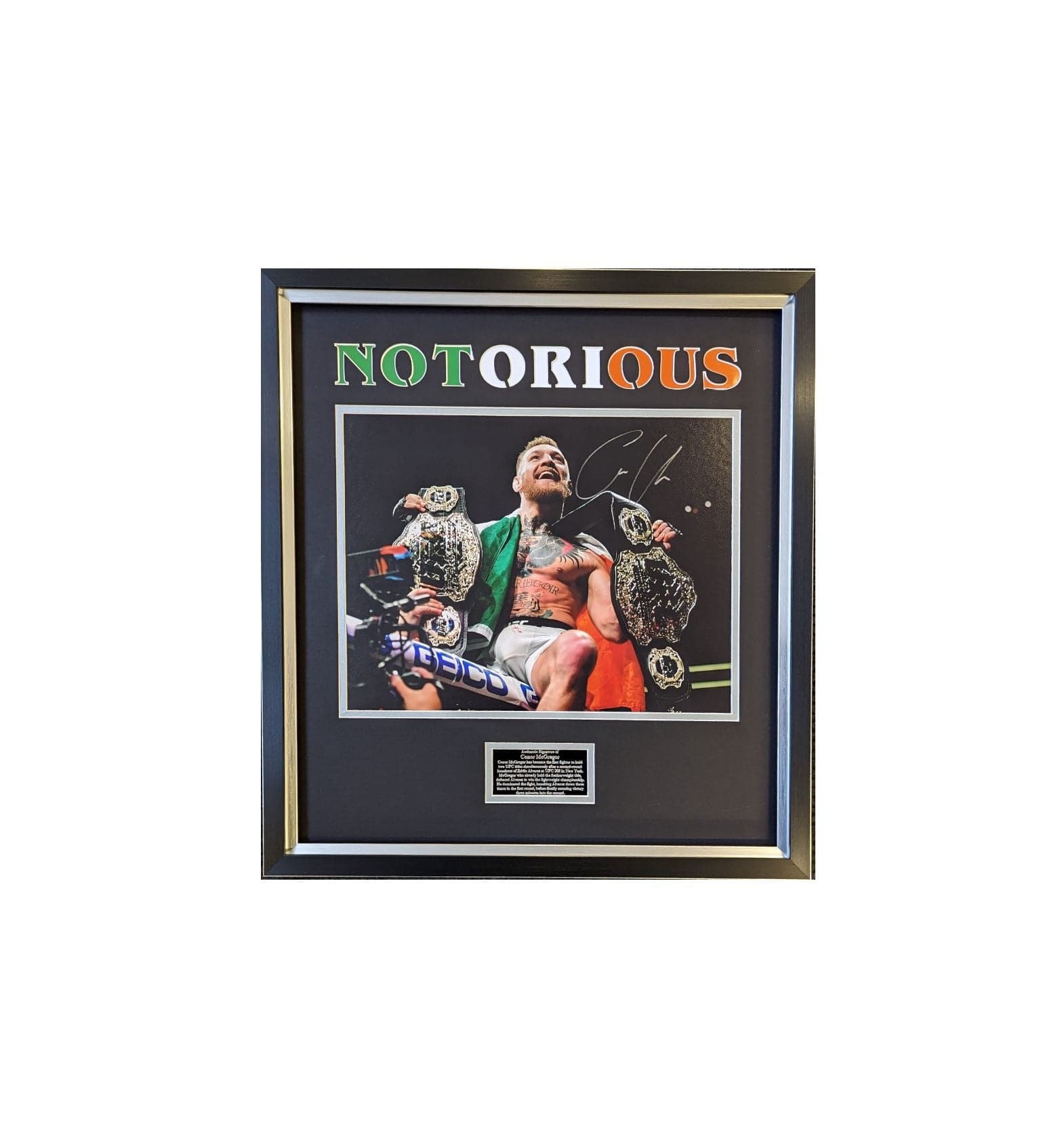 Conor McGregor Signed Display