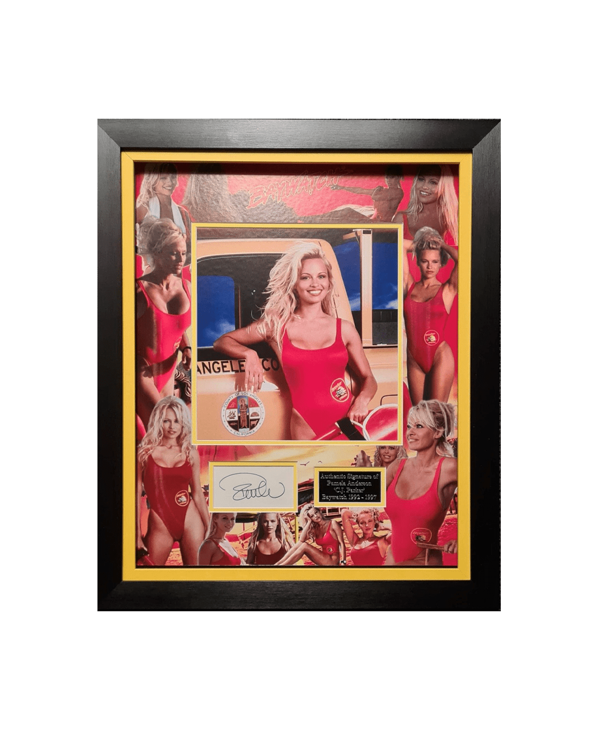 Baywatch Presentation Signed by Pamela Anderson