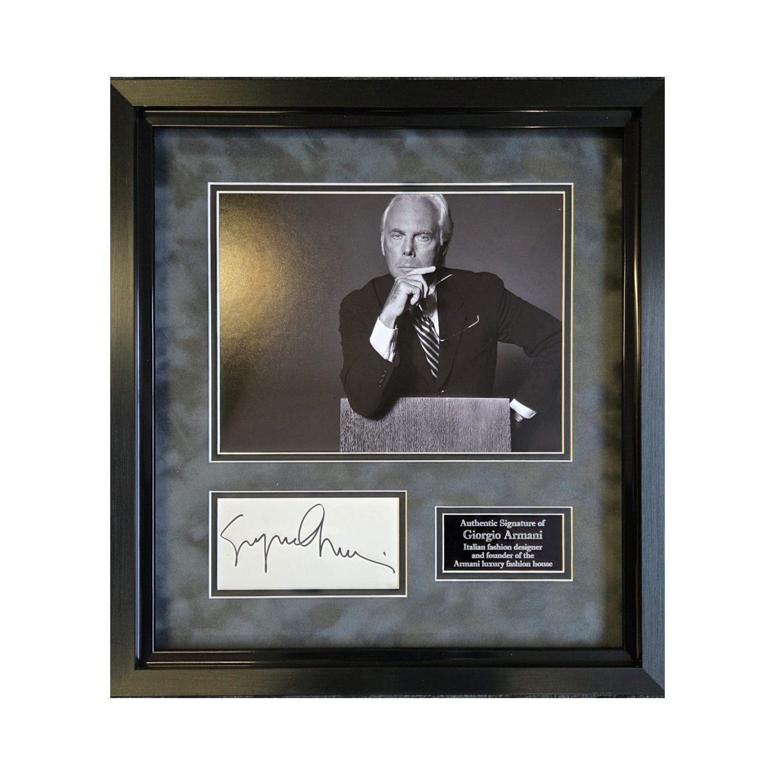 Giorgio Armani Signed Display