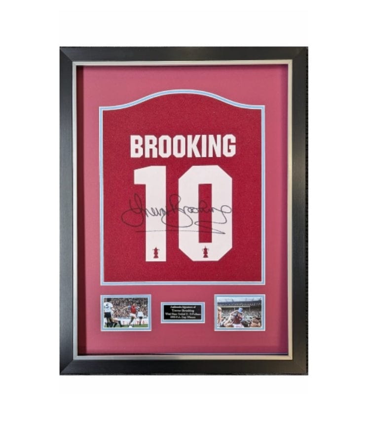 West Ham United Display Signed By Trevor Brooking