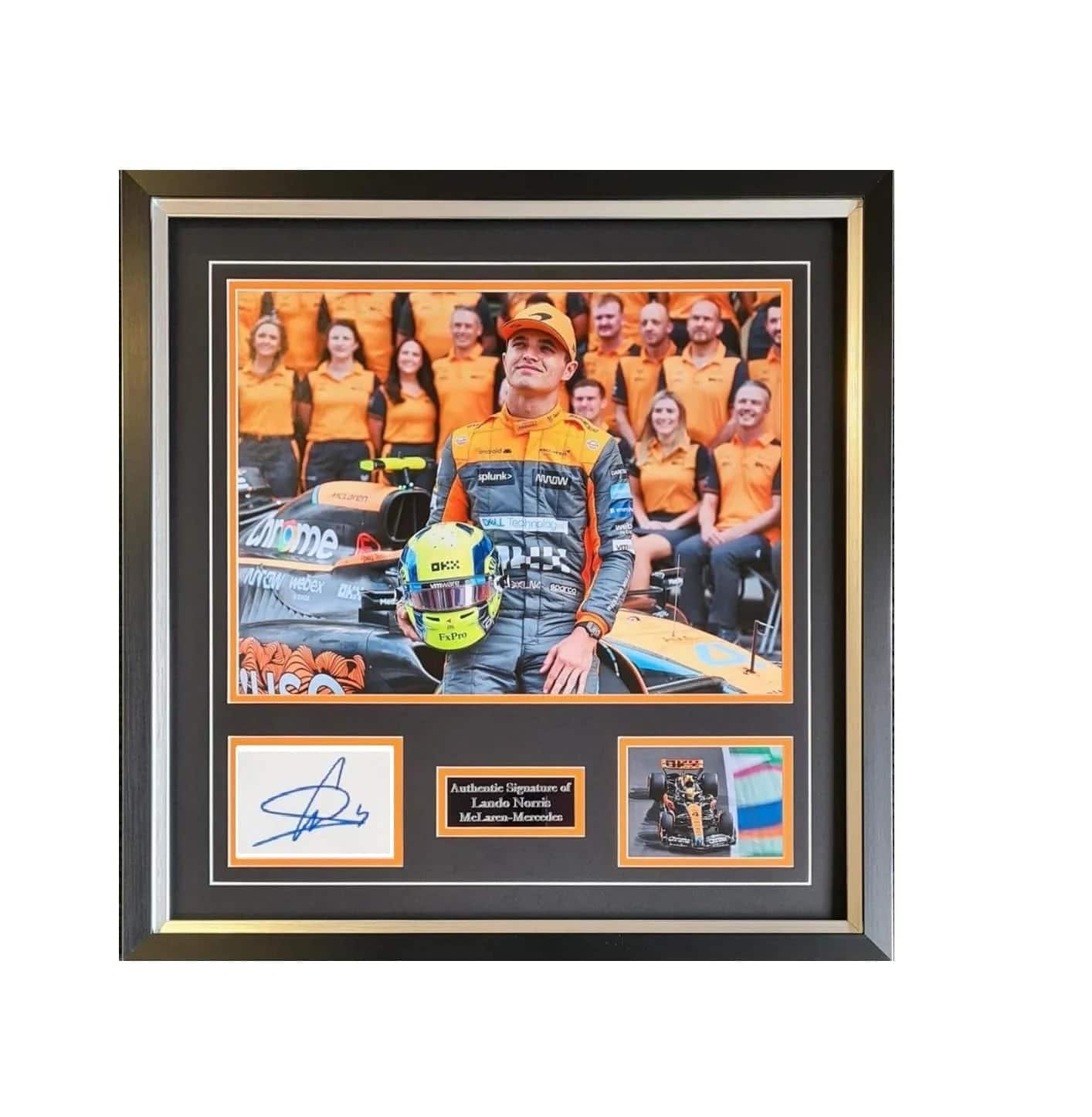 A Lando Norris Signed McLaren F1 Display