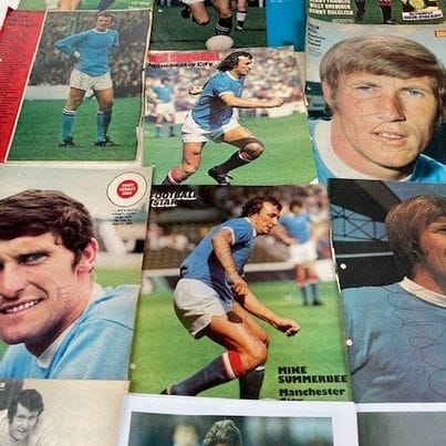 Manchester City Collection Of Images & approx. 80 Autographs