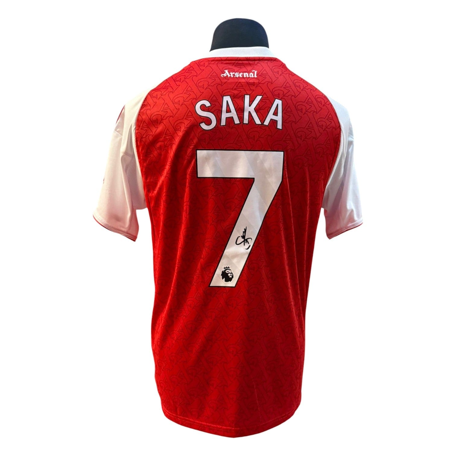 Bukayo Saka Signed Arsenal Premier League Shirt
