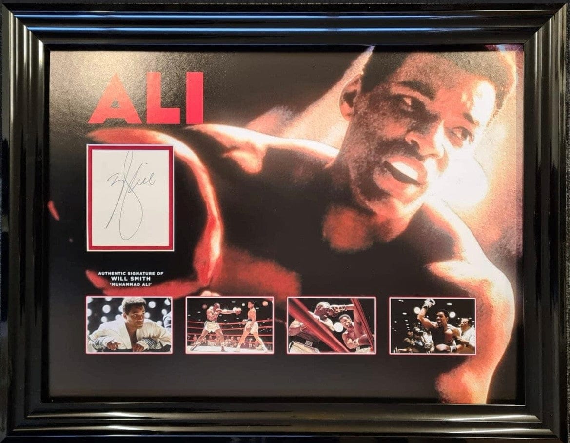 Will Smith Signed "Ali" Film Presentation