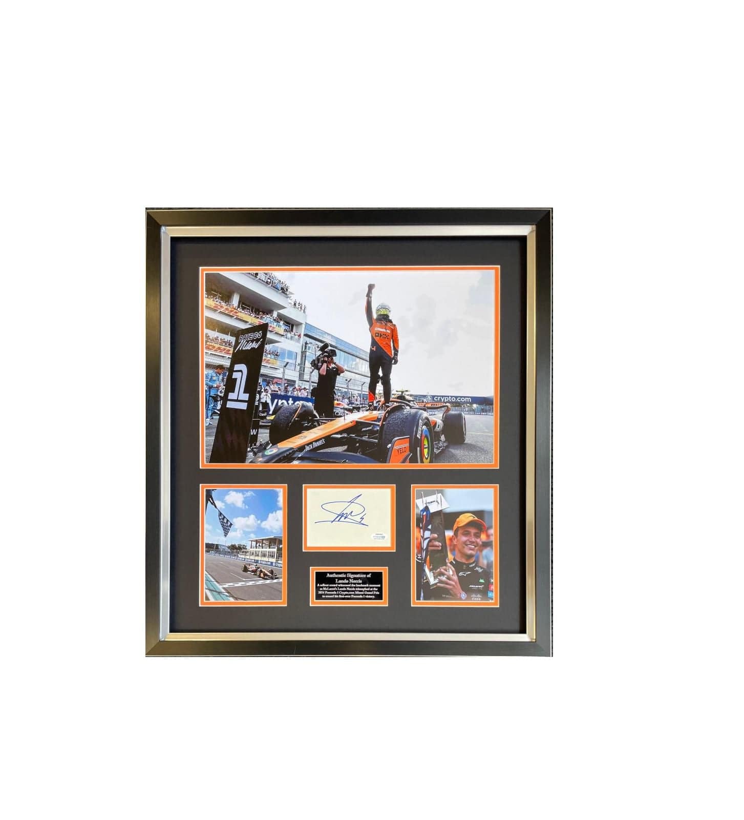 A Lando Norris Signed McLaren F1 Display