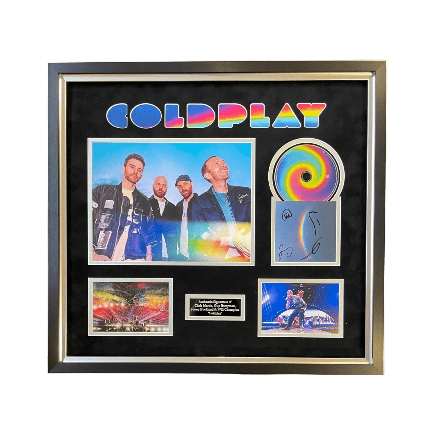 COLDPLAY Signed Display