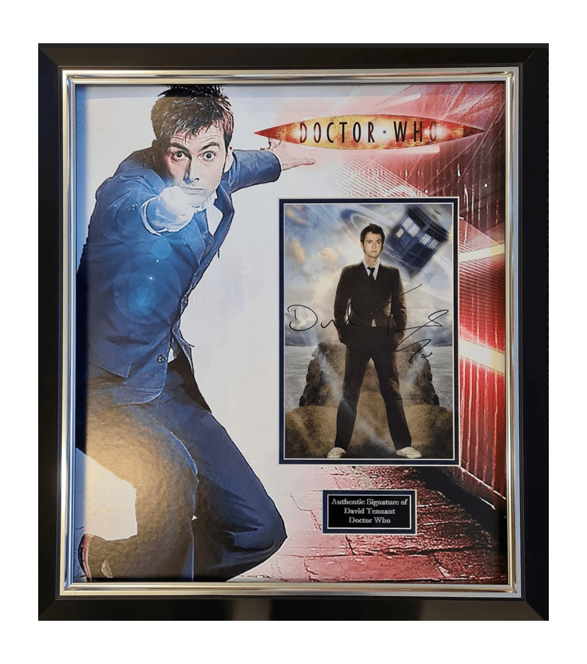 David Tennant Signed Doctor Who Presentation