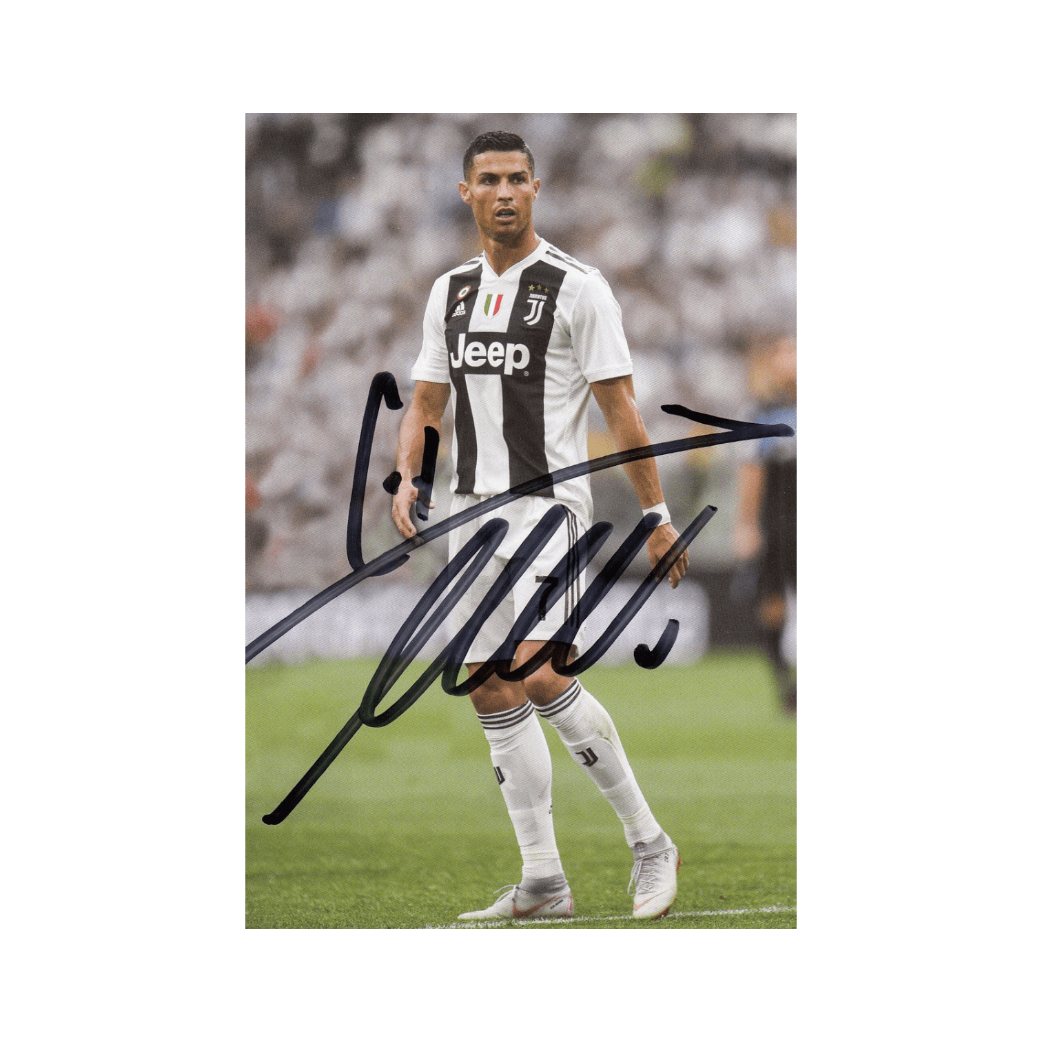 Cristiano Ronaldo Signed 6x4 Postcard