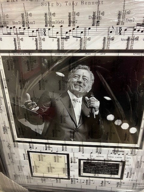 Tony Bennett Signed Presentation