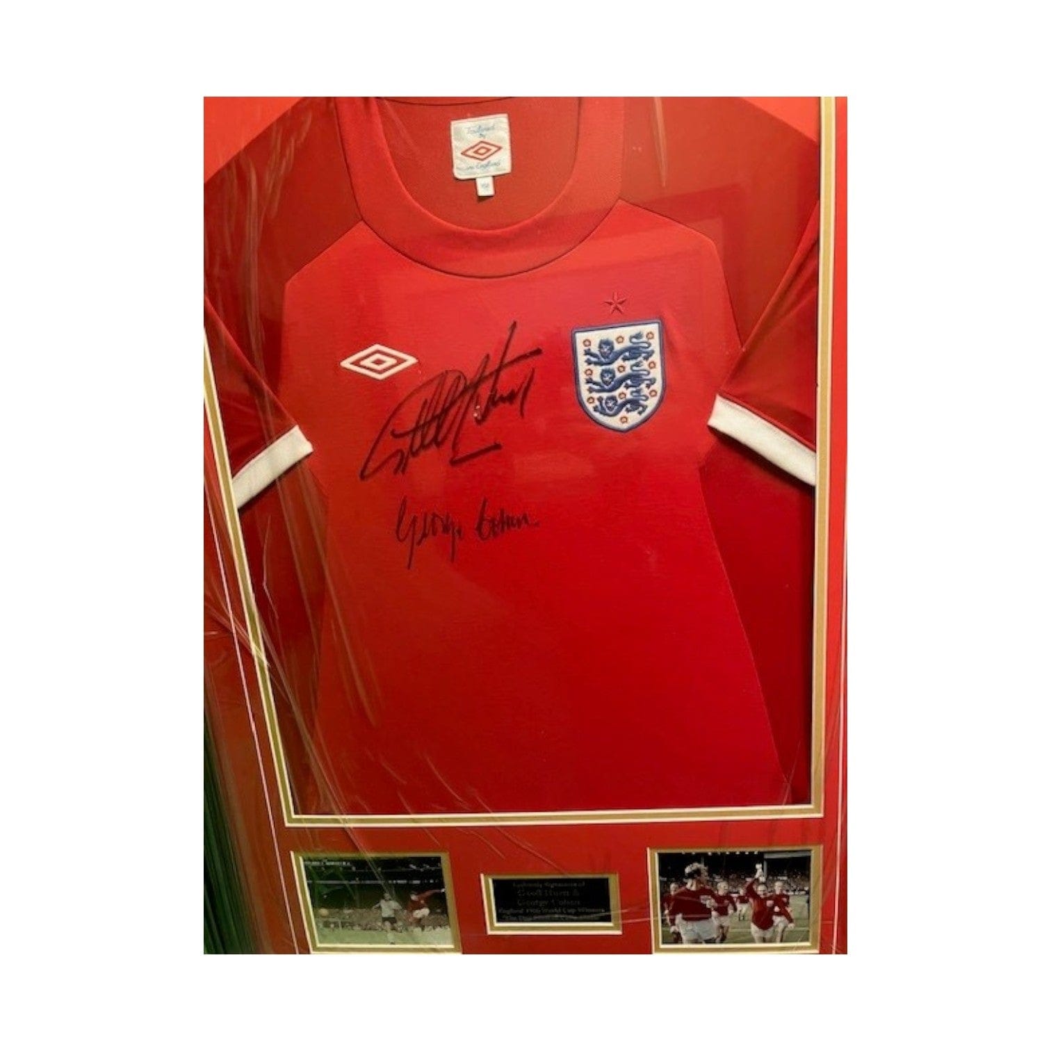 1966 England Shirt Presentation Signed By Geoff Hurst George Cohen F 1966 England Shirt Presentation Signed By Geoff Hurst George Cohen F