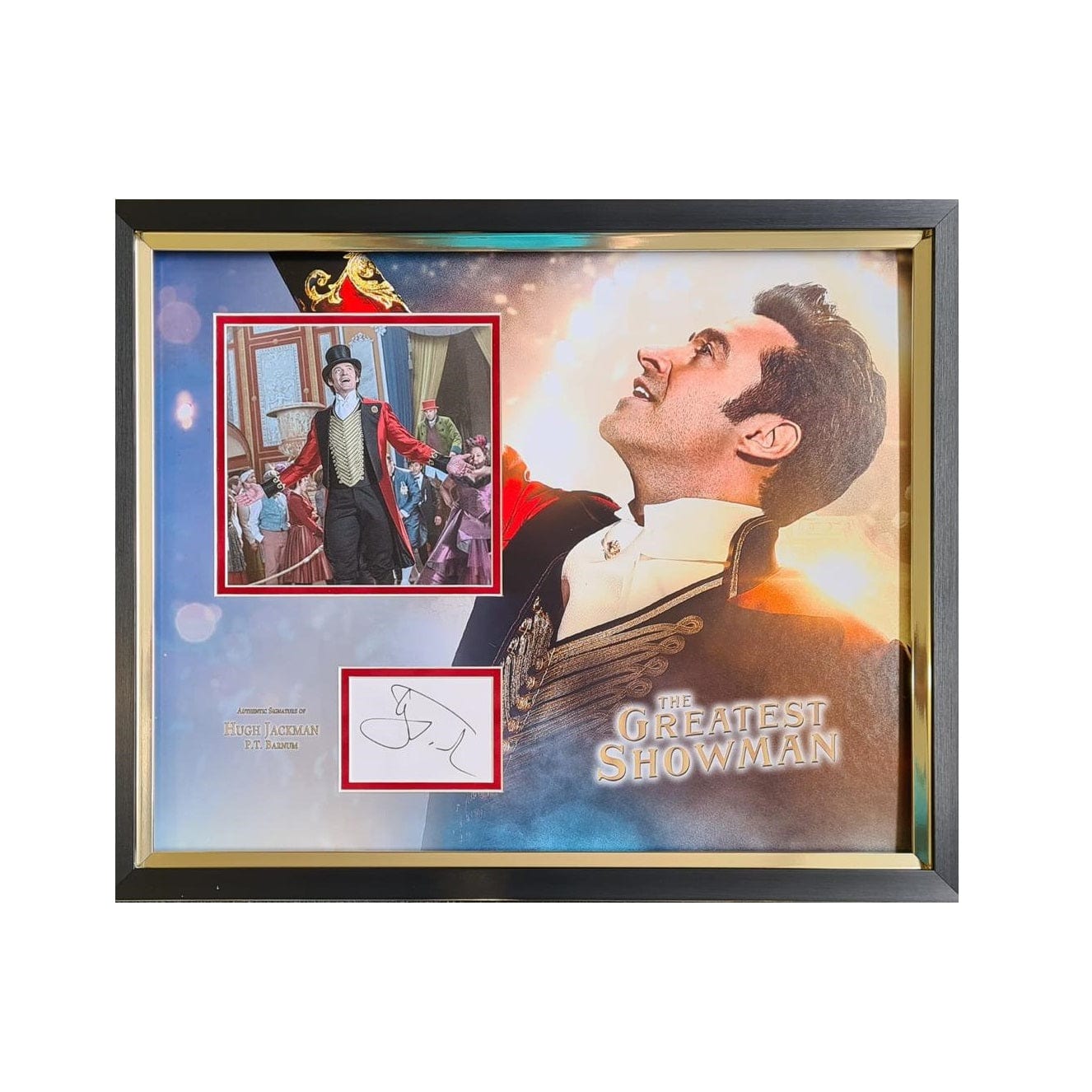 Hugh Jackman Signed Display