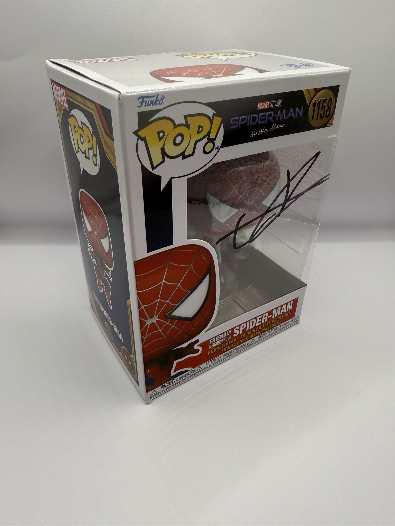 Tom Holland "SIGNED" Spider-Man Funko Pop