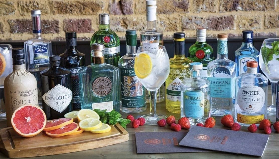Brewhouse & Kitchen Gin Lover's Masterclass with Tastings and Meal for Two People