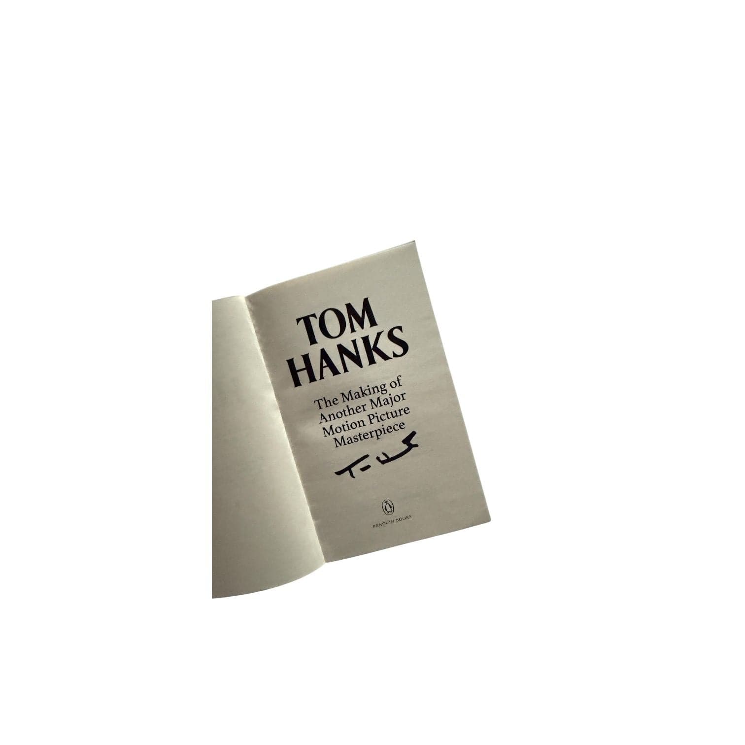 Tom Hanks Signed Book