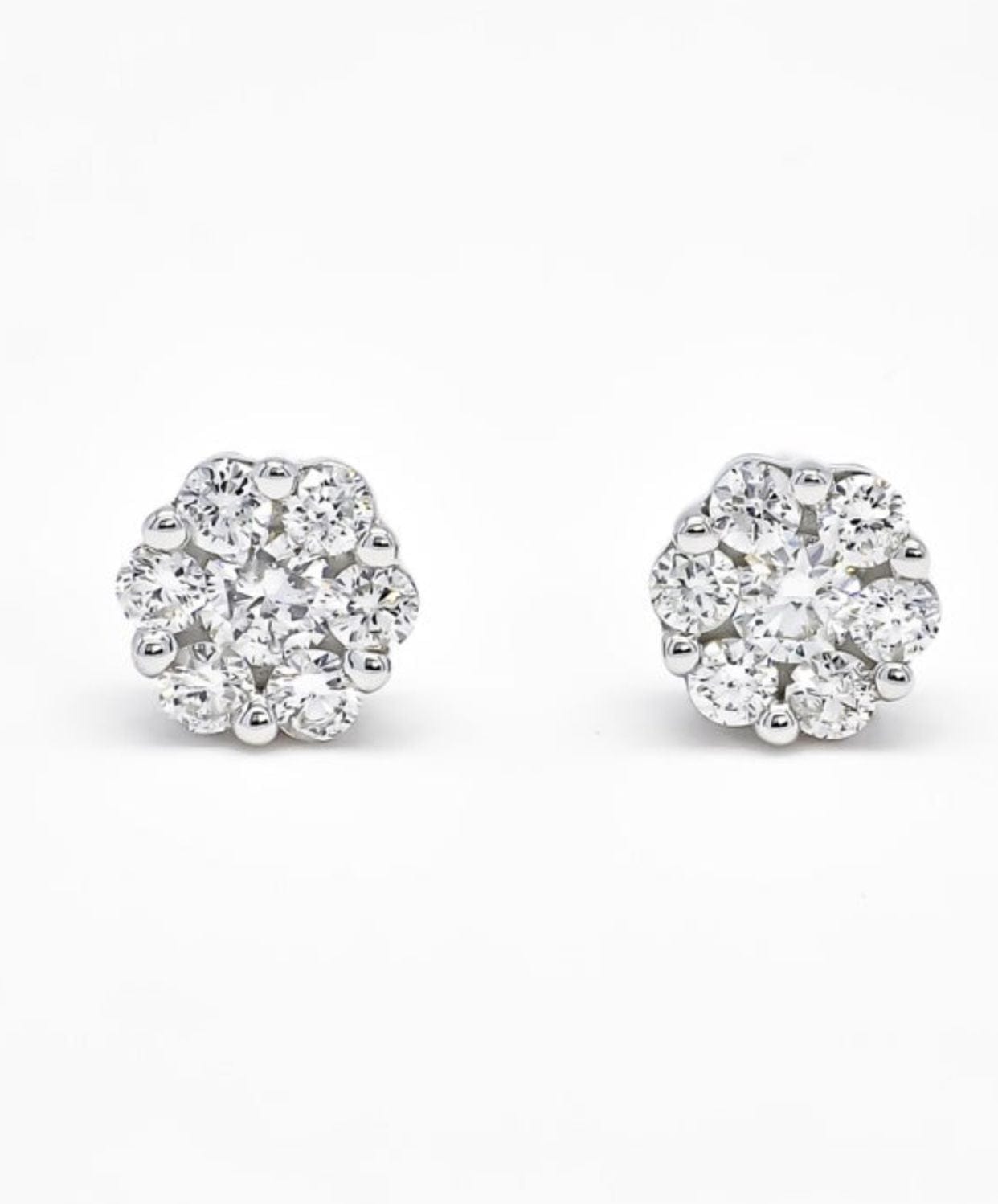 Elegant Man Made Diamond Earrings