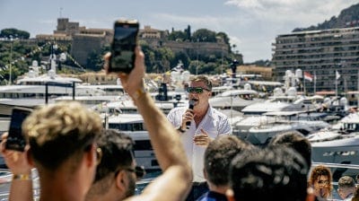 Watch Friday's F1 Practice At The Monaco GP Aboard A Superyacht For Two