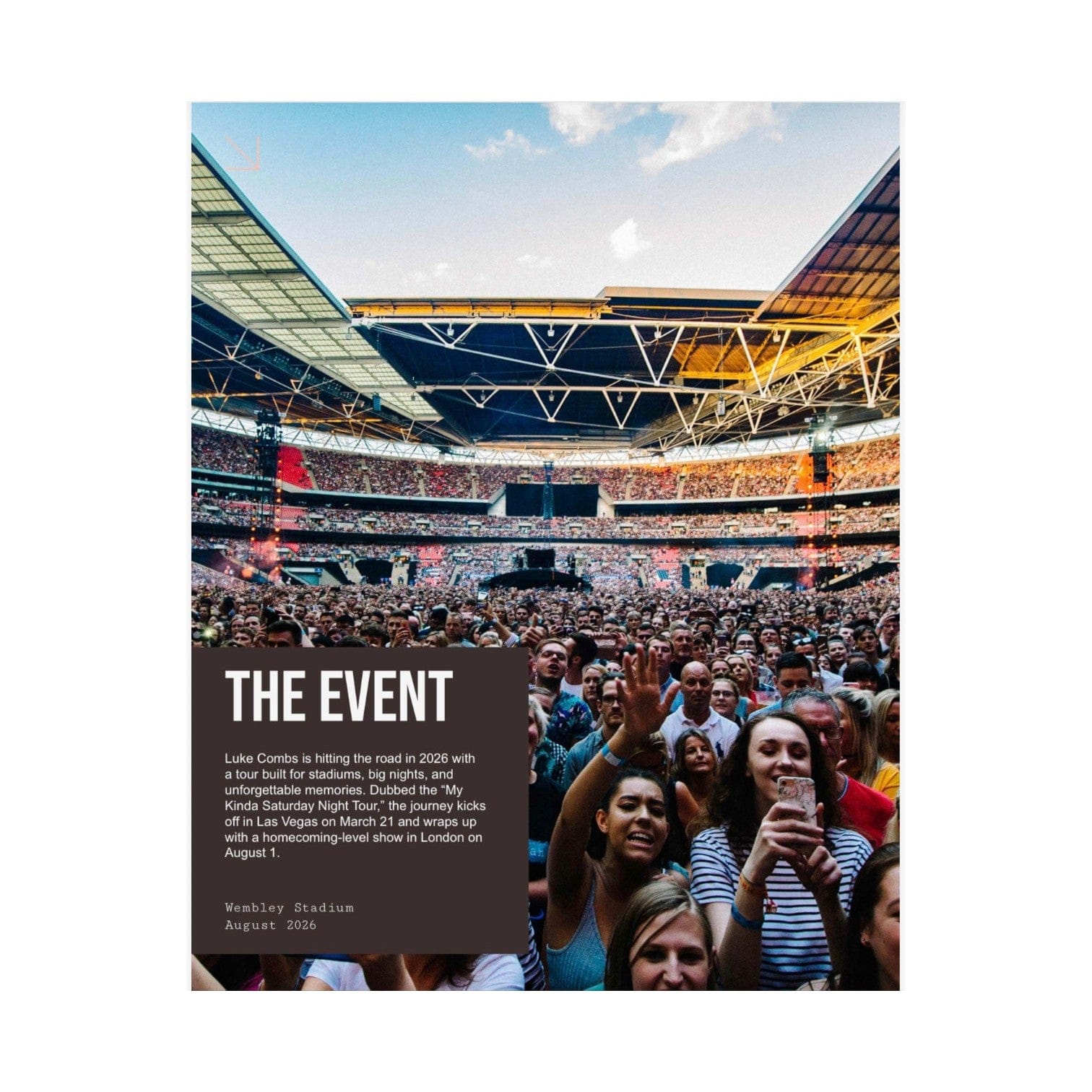 2 Premium Seating Tickets To See Luke Combs In Concert