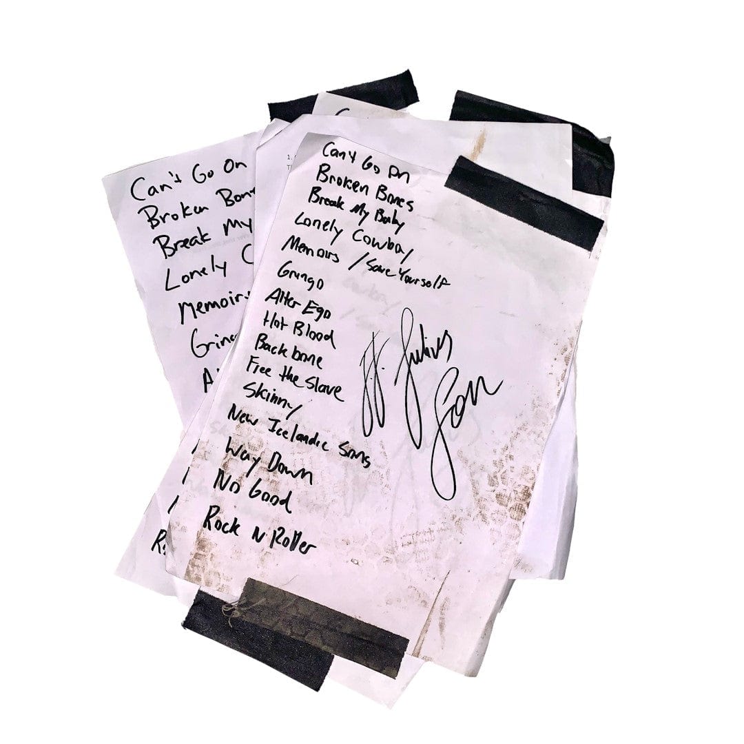 SIGNED KALEO COLOSSEUM SHOW MERCHANDISE BUNDLE 2