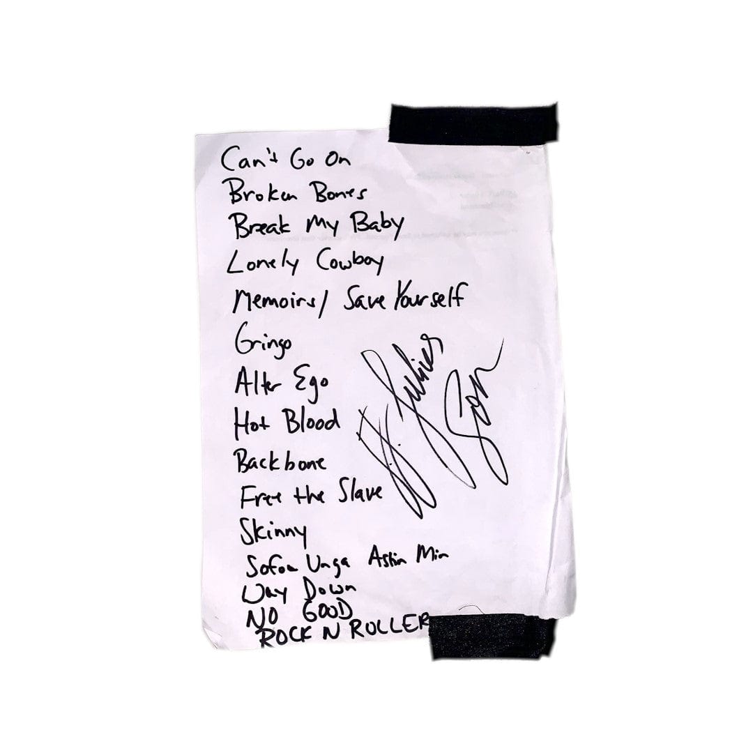 SIGNED KALEO COLOSSEUM SHOW MERCHANDISE BUNDLE 1